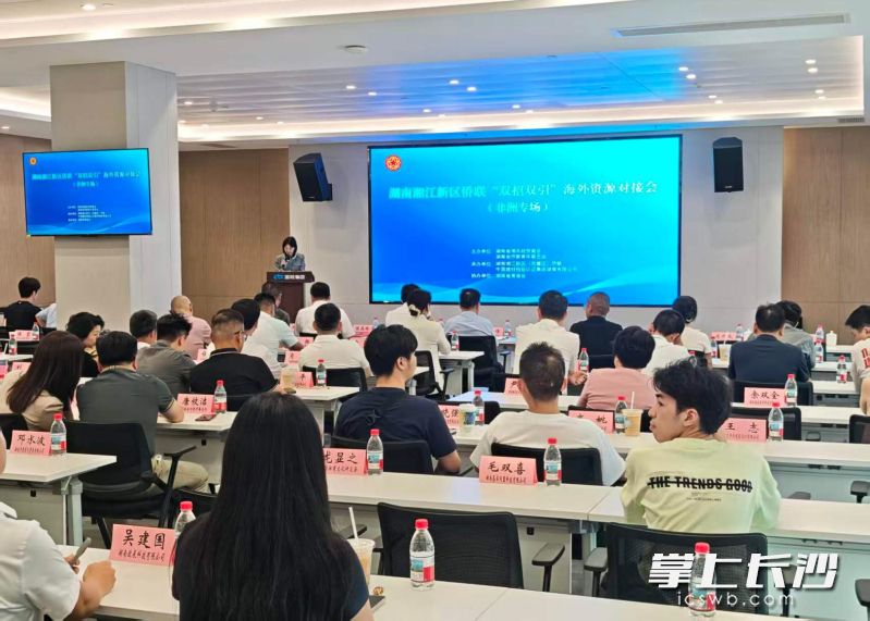 AI赋能闯非洲！湘江新区这场对接会解锁湘企出海新机遇