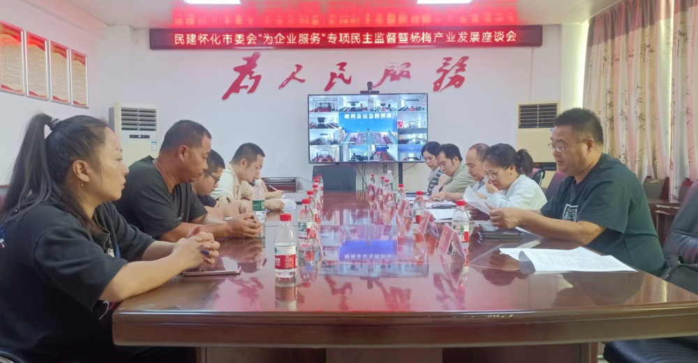 民建怀化市委赴靖州调研 精准助企打通杨梅产销堵点