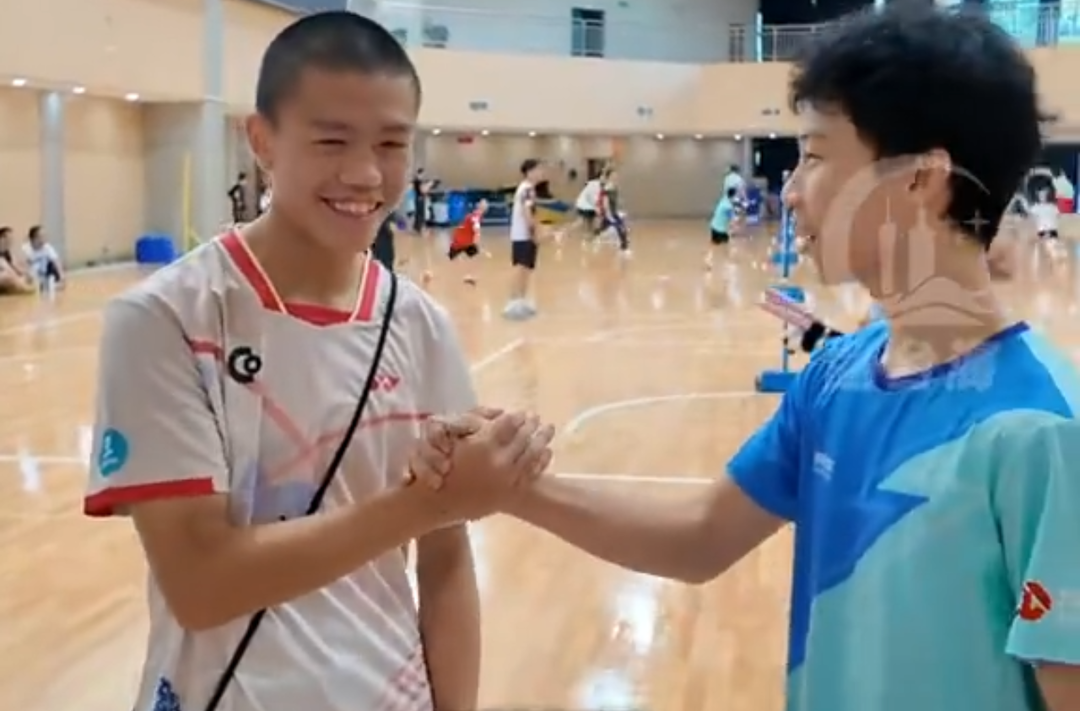 两岸羽球小将，既是对手，也是朋友