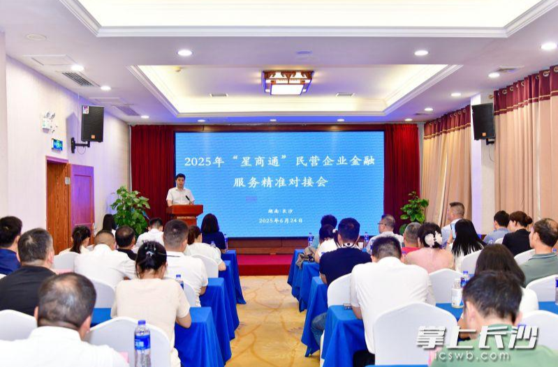 增强金融服务实体经济质效 2025年“星商通”民营企业金融服务精准对接会举行
