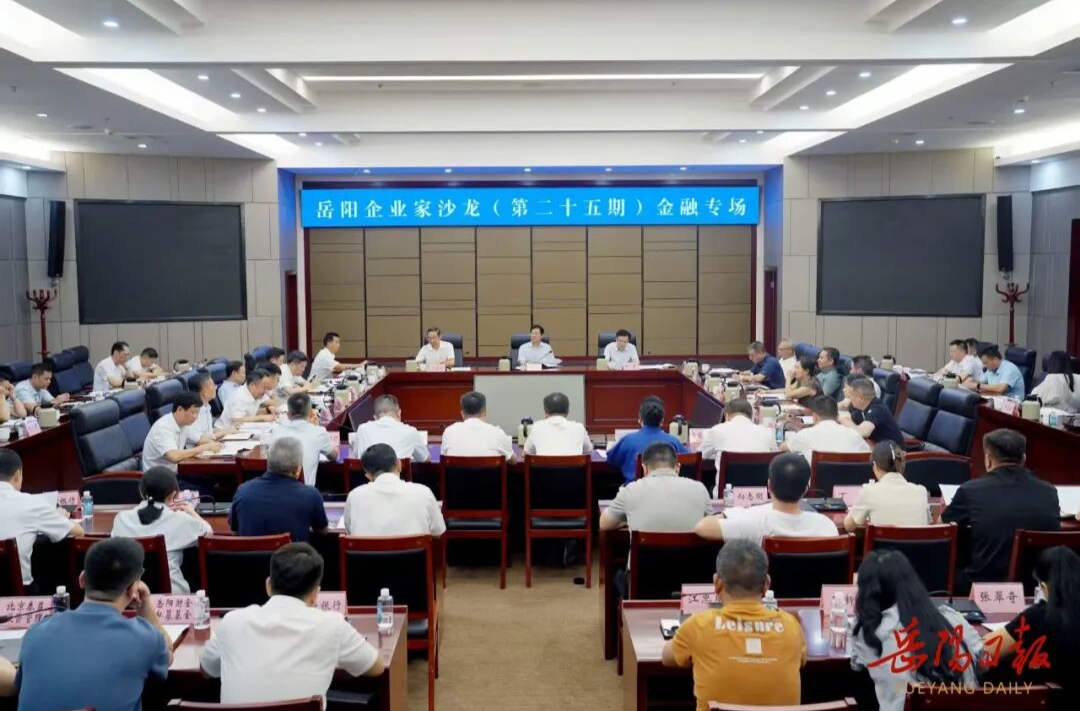 岳阳企业家沙龙金融专场举行