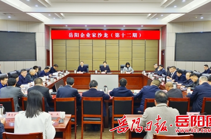 岳阳市召开第十二期企业家沙龙