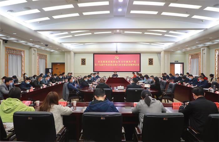 常德市直统战系统传达学习党的十九届六中全会精神 会议要求：真学、悟透、善做、实干1.jpg